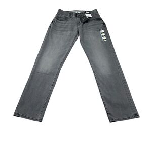 READ Lee Active Stretch Straight Taper Jeans Men's Size 29x30 Gray Motion Flex
